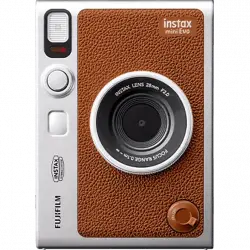Cámara instantánea - Fujifilm Instax Mini Evo, ISO 100-1600, Pantalla LCD, Bluetooth, Marrón