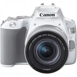 Canon 250D 24MP WiFi Blanca + Objetivo EF-S 18-55mm F4-5.6 IS STM