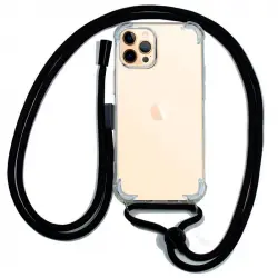 Cool Funda con Cordón Negro para iPhone 12 Pro Max