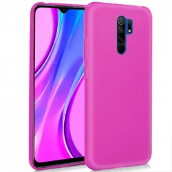 Cool Funda Silicona Rosa para Xiaomi Redmi 9