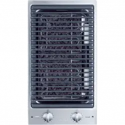 Encimera - Miele CS1312BG Grill, 2 Zonas, Control por mandos, Eléctrico, Inox