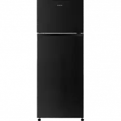 Frigorífico dos puertas - Infiniton FG-228N, Cíclico, 144 cm, 206 l, Inox Negro