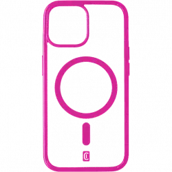 Funda - CellularLine POPMAGIPH15F, Para Apple iPhone 15, Trasera, TPU, MagSafe, Rosa