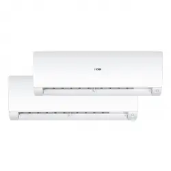 Haier - Aire Acondicionado Multisplit 2x1 Inverter Con 2.236 Frig/h + 3.010 Frig/h Flexis - 25+35 LUVi