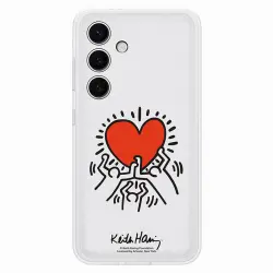 Samsung - Funda Flipsuit Keith Harring blanca Samsung para Galaxy S24.