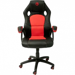 Silla gaming - Nacon PCCH-310, Altura ajustable, Reposabrazos, 5 ruedas, Rojo