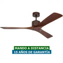 Ventilador De Techo Sin Luz Casafan 313267 Macau 132 Orb-nt Nogal/ Bronze