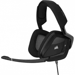 Auriculares gaming - Corsair Void Elite, De diadema, Con cable, Para PC, Micrófono, RGB, Negro