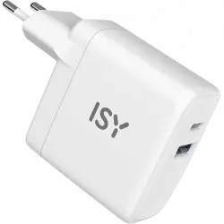 Cargador - ISY IWC-4030, Universal, 30 W, USB-C, Blanco