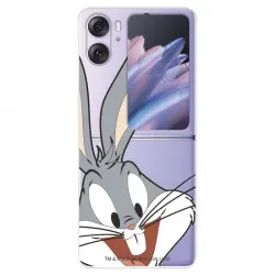 Funda Para Oppo Find N2 Flip Oficial De Warner Bros Bugs Bunny Silueta Transparente - Looney Tunes