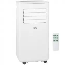 Homcom 823-044V91WT Aire Acondicionado Portátil 9000 BTU Blanco