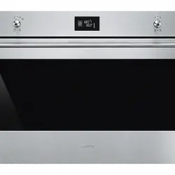 Horno - Smeg SF9390X1, 115 l, Multifunción, Limpieza por agua, 89.6 cm, Integrable, Eléctrico, Inox