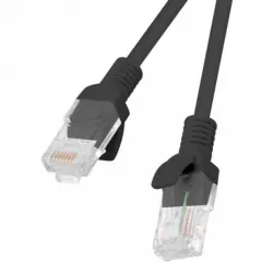 Lanberg Cable de Red RJ45 UTP Cat.5e 1m Negro