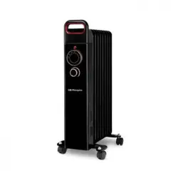 Radiador De Aceite Orbegozo 9 Elementos 2000 W - Color Negro