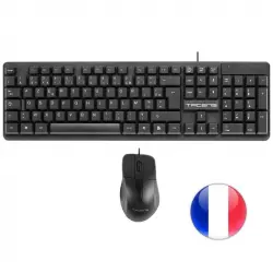 Tacens Anima ACP0FR Combo Teclado + Ratón 1200 DPI USB 2.0 Negros (FR)