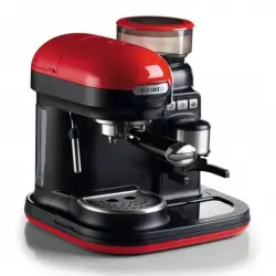 Ariete Moderna Cafetera Expreso 15 Bares 1080W Rojo/Negro