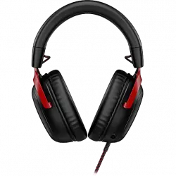 Auriculares gaming - HyperX Cloud III, Con cable, Audio espacial DTS®, Compatible PS5, XBOX Series X S, Switch, Mac y móviles, Rojo