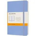 Cuaderno Moleskine Classic pocket rayas tapa blanda azul hortensia