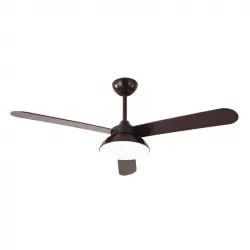 Fabrilamp Umi Ventilador de Techo con Motor DC Aspas Reversibles y Mando Marrón