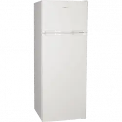 Frigorífico dos puertas - Jocel JF206, 206 l, Cíclico, 142.6 cm, Estantes de cristal, Gas R600a, Blanco