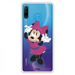 Funda Oficial de Disney Minnie Rosa Clásicos Disney para Huawei P30 Lite