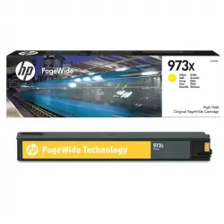 HP 973X Cartucho Tinta PageWide Original Amarillo