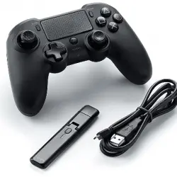 Mando - Nacon, PS4, Asymmetric, Wireless Versión Española, Inalámbrico, Negro