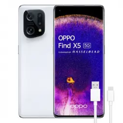OPPO Find X5 5G 8/256GB Blanco Libre + Cable USB 3.1 Type-C