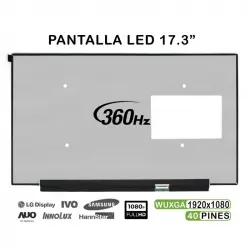 Pantalla Led De 17.3" Para Portátil Ne173fhm-nz6 V8.0 360hz Fhd 40 Pines