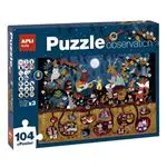 Puzzle Apli Observación del bosque 104 piezas