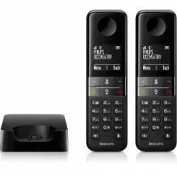 Teléfono Dect Philips D4702B Duo