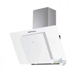 Campana Decorativa Cristal Blanco Orbegozo 300w. Clase Energética A. Dimensiones: 89,5 X 40,5 X 47 Cm.
