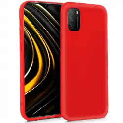 Cool Funda Silicona Roja para Xiaomi Pocophone M3 / Redmi 9T