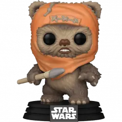 Figura - Funko Pop! Wicket, Star Wars: El Retorno del Jedi (40 Aniversario)