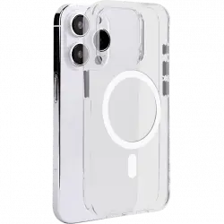 Funda - ISY ISC 1113 MagISY, Para iPhone 15 Pro Max, Poliuretano, Transparente