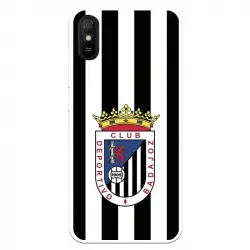 Funda Licencia Oficial Club Deportivo Badajoz Escudo Blanquinegro para Xiaomi Redmi 9A