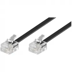 Goobay Cable de Teléfono RJ11 6P4C Macho/Macho 3m