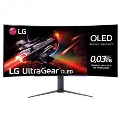 LG - Monitor PC Gaming Curvo 113 Cm (44,5") UltraGear 45GR95QE-B, 240 Hz, QHD, HDR10, AMD FreeSync Premium, G-Sync Compatible