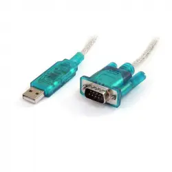 StarTech Cable Adaptador USB a Puerto Serie Serial RS232 DB9 0.9m