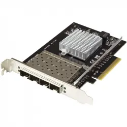 StarTech PEX10GSFP4I Tarjeta de Red PCIe 4 Puertos SFP+