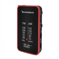 Sunstech RPC6RD Radio Portátil Roja