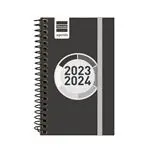 Agenda escolar 2023/2024 Finocam Espir Label E3 semana vista horizontal Negro catalán