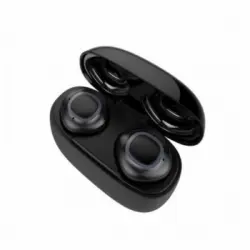 Auriculares Bluetooth Muvit True Wireless Estéreo Negros - Bt5.0+edr - Batería A