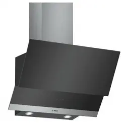 Bosch Campana Decorativa Inclinada 60cm 530m3/h Negra - Dwk065g60