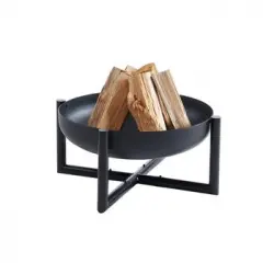 Brasero Ogma 60x60x30 Cm Color Negro Venta-unica