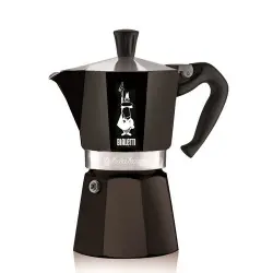 Cafetera italiana Bialetti Moka Express Color 6 tazas Negro