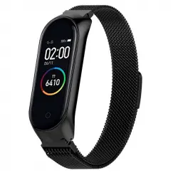 Cool Correa Metal Negra para Xiaomi Mi Band 3/Mi Band 4