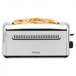 HKoenig TOS32 Tostadora 2 Ranuras 1500W Acero Inoxidable