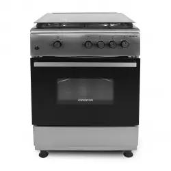 Infiniton - Cocina Compacta 60 Cm, Placa De Gas 4 Quemadores Y Horno - CC6867EHIX