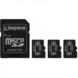 Kingston Canvas Select Plus Pack 3 MicroSDHC 32GB UHS-I U1 V10 Clase 10